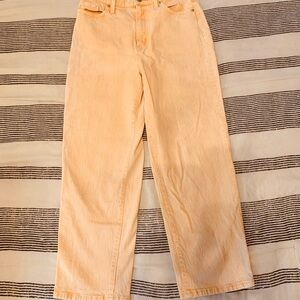 🍑Peach High Rise Straight Leg Jeans